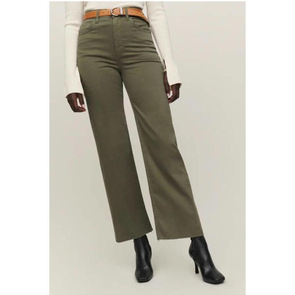 Reformation Emma High Rise Wide Leg Jeans in Kalamata Size 29 - Picture 5 of 8